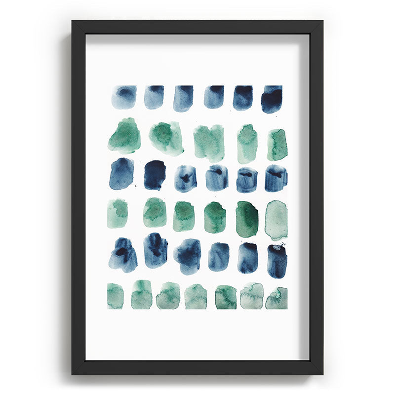 17  Minimalist Art 220419 Abstract Expressionism Watercolor Painting Valourine Design  Framed Art Print