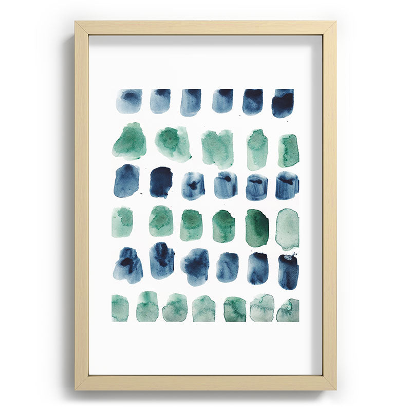 17  Minimalist Art 220419 Abstract Expressionism Watercolor Painting Valourine Design  Framed Art Print