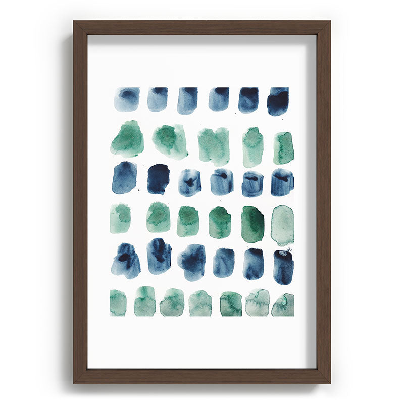 17  Minimalist Art 220419 Abstract Expressionism Watercolor Painting Valourine Design  Framed Art Print