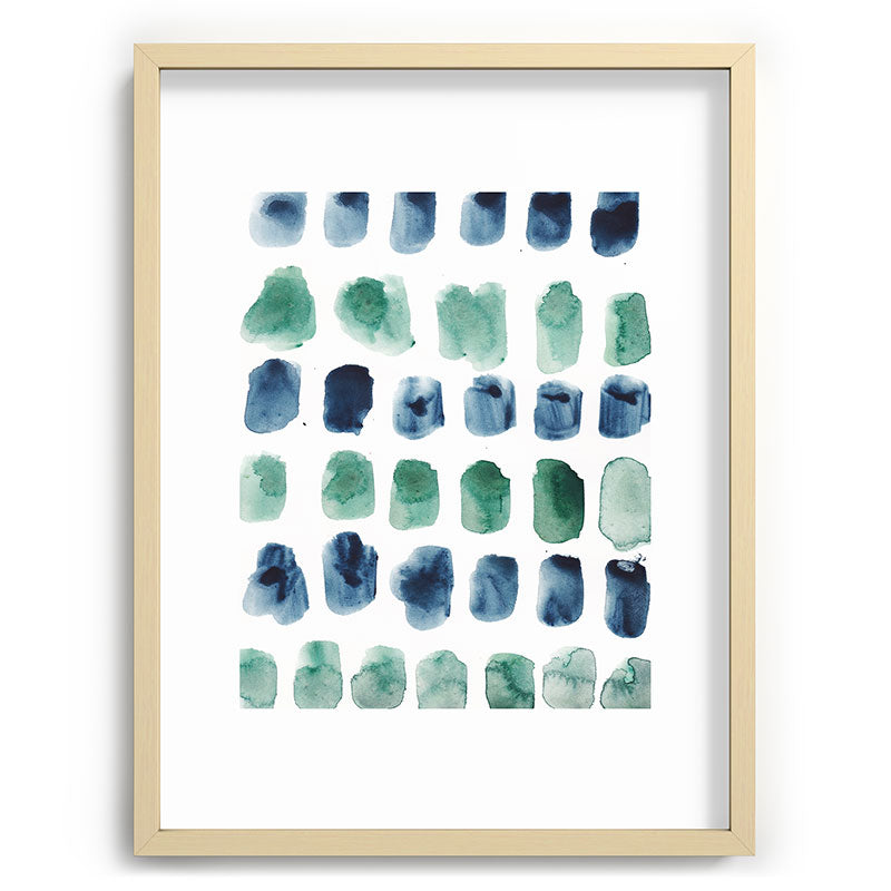 17  Minimalist Art 220419 Abstract Expressionism Watercolor Painting Valourine Design  Framed Art Print