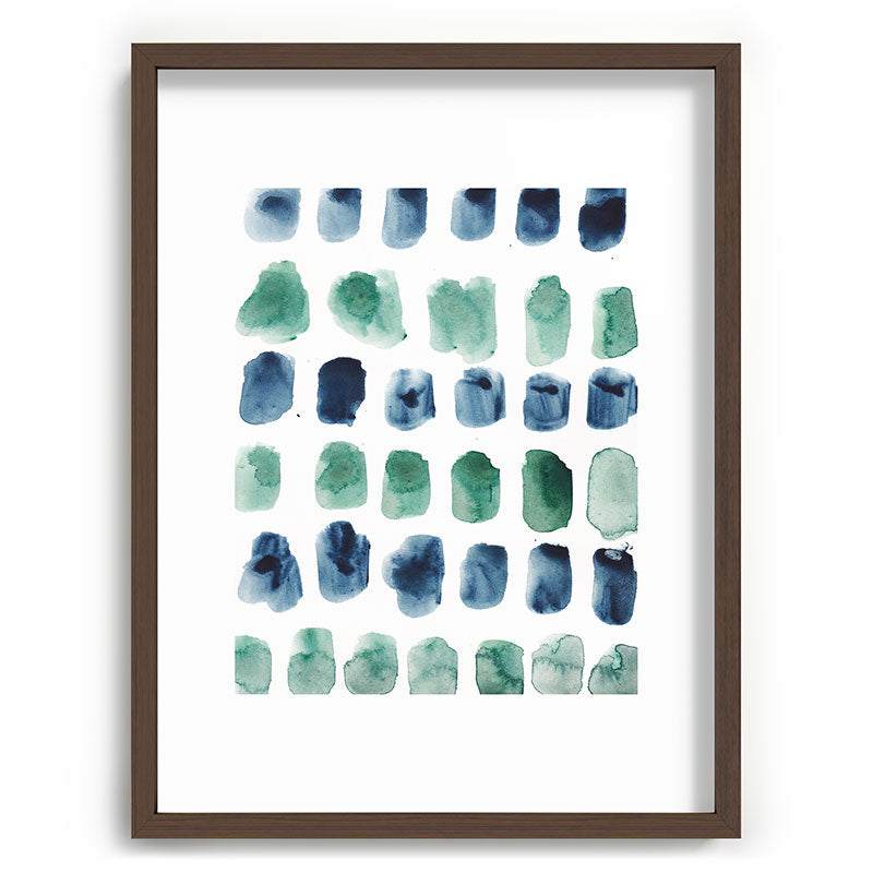 17  Minimalist Art 220419 Abstract Expressionism Watercolor Painting Valourine Design  Framed Art Print