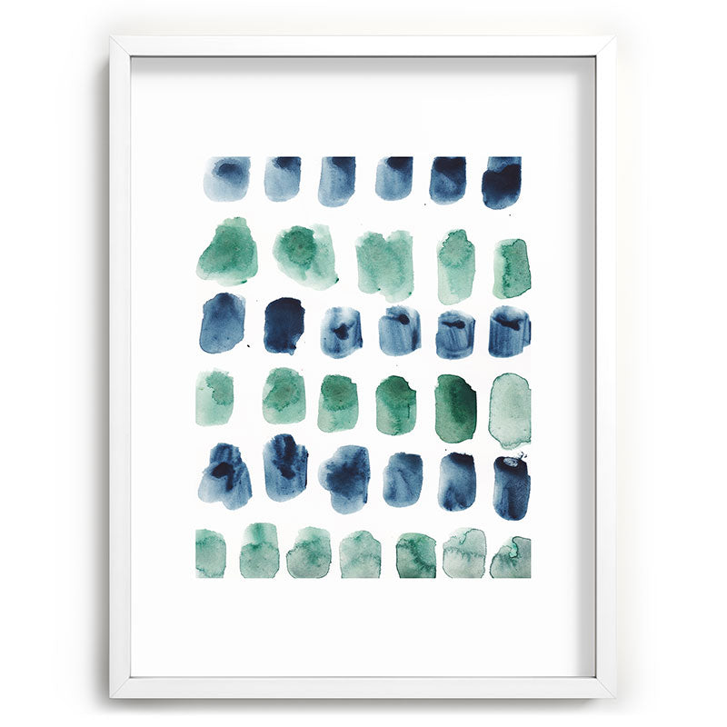 17  Minimalist Art 220419 Abstract Expressionism Watercolor Painting Valourine Design  Framed Art Print