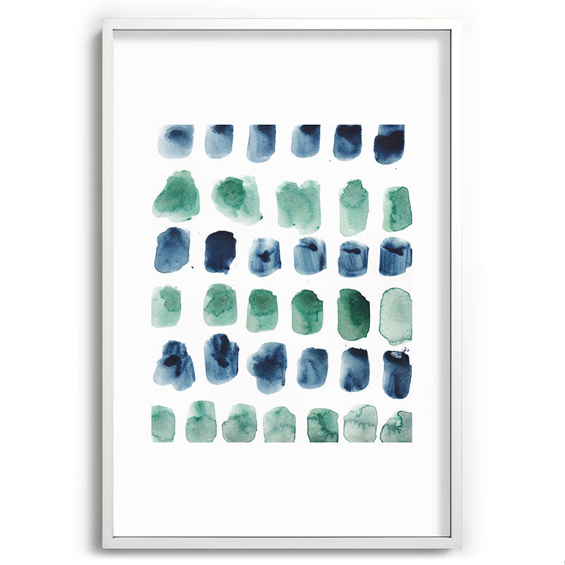 17  Minimalist Art 220419 Abstract Expressionism Watercolor Painting Valourine Design  Framed Art Print