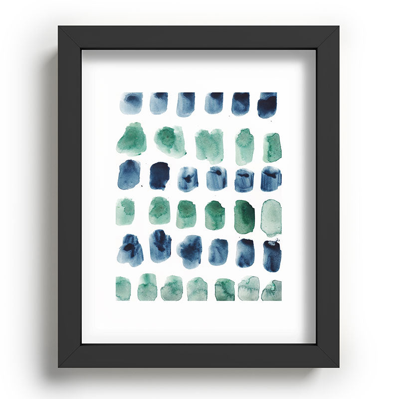 17  Minimalist Art 220419 Abstract Expressionism Watercolor Painting Valourine Design  Framed Art Print
