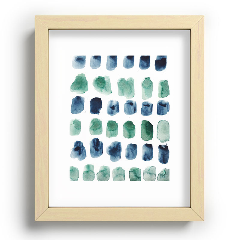 17  Minimalist Art 220419 Abstract Expressionism Watercolor Painting Valourine Design  Framed Art Print