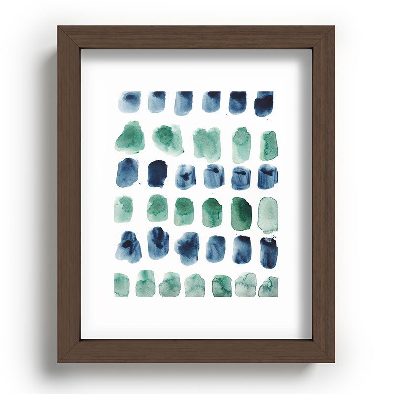 17  Minimalist Art 220419 Abstract Expressionism Watercolor Painting Valourine Design  Framed Art Print