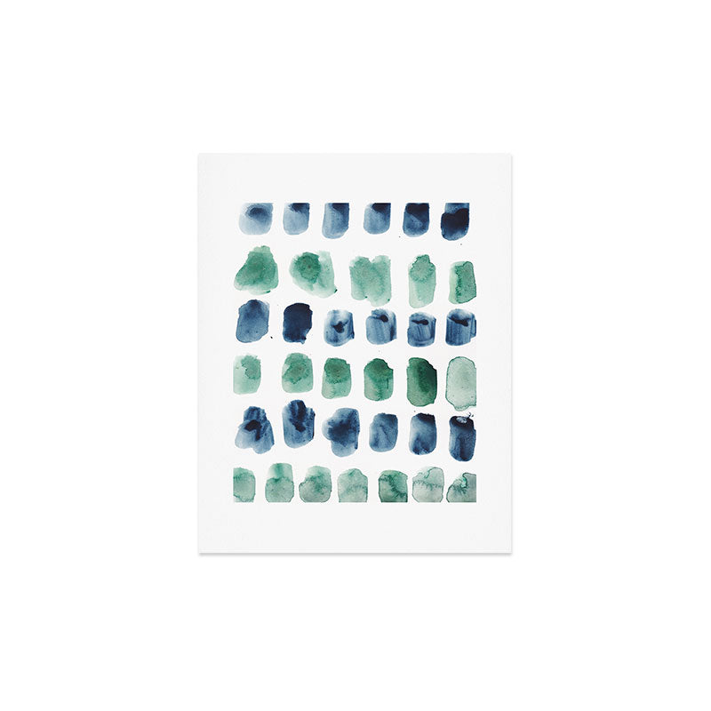 17  Minimalist Art 220419 Abstract Expressionism Watercolor Painting Valourine Design  Art Print