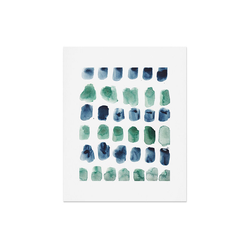 17  Minimalist Art 220419 Abstract Expressionism Watercolor Painting Valourine Design  Art Print