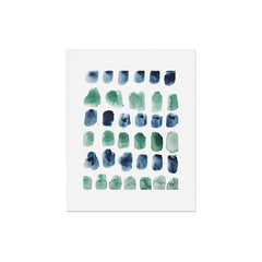 17  Minimalist Art 220419 Abstract Expressionism Watercolor Painting Valourine Design  Art Print