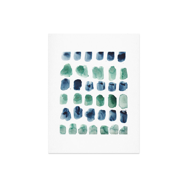 17  Minimalist Art 220419 Abstract Expressionism Watercolor Painting Valourine Design  Art Print