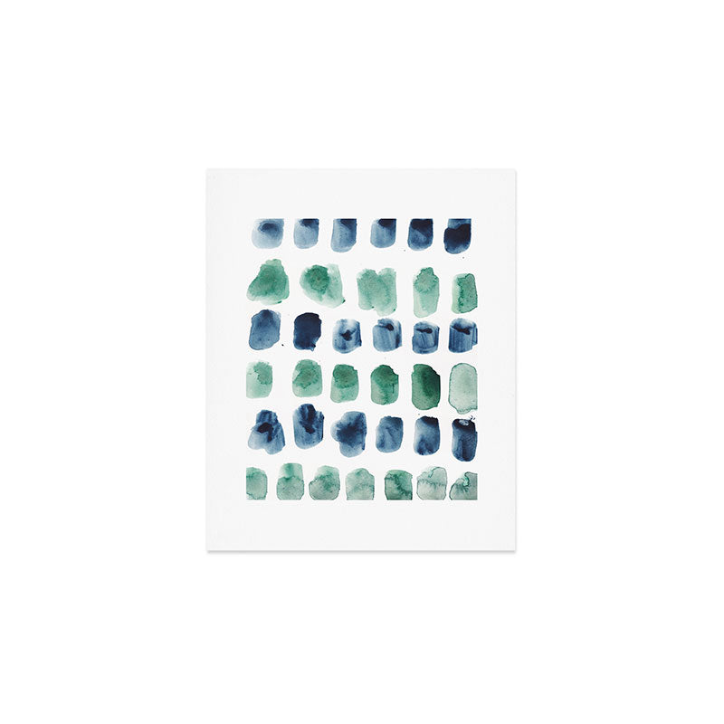 17  Minimalist Art 220419 Abstract Expressionism Watercolor Painting Valourine Design  Art Print