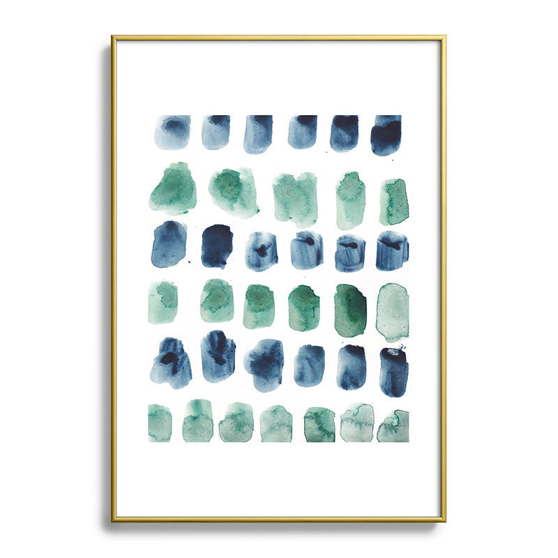 17  Minimalist Art 220419 Abstract Expressionism Watercolor Painting Valourine Design  Framed Art Print