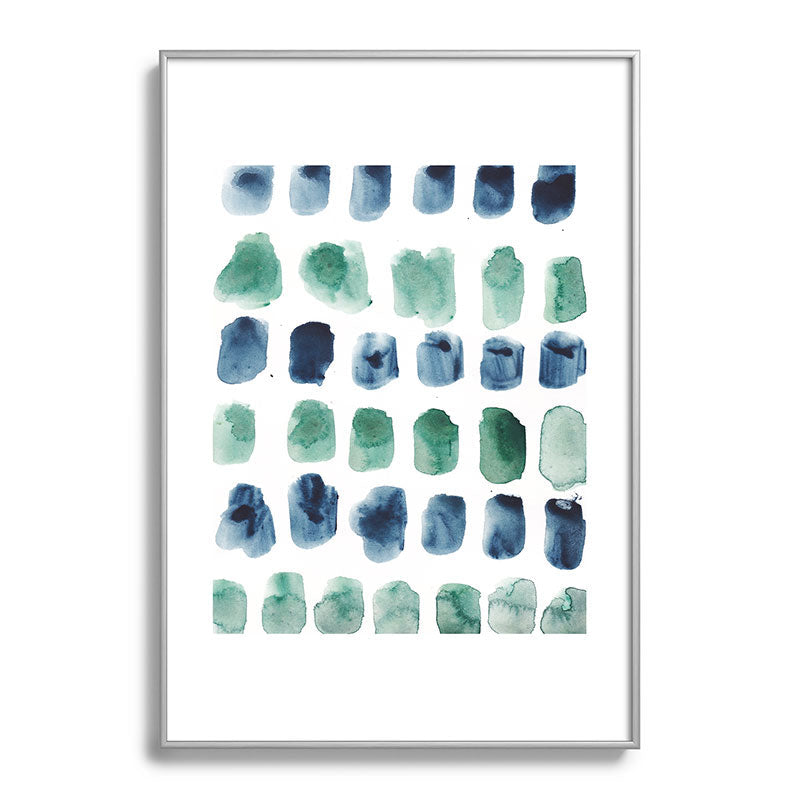 17  Minimalist Art 220419 Abstract Expressionism Watercolor Painting Valourine Design  Framed Art Print