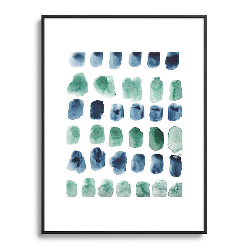 17  Minimalist Art 220419 Abstract Expressionism Watercolor Painting Valourine Design  Framed Art Print