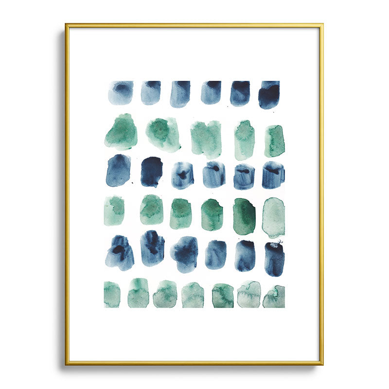 17  Minimalist Art 220419 Abstract Expressionism Watercolor Painting Valourine Design  Framed Art Print