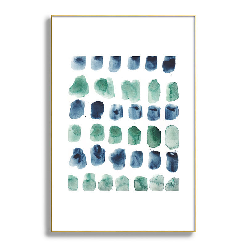 17  Minimalist Art 220419 Abstract Expressionism Watercolor Painting Valourine Design  Framed Art Print