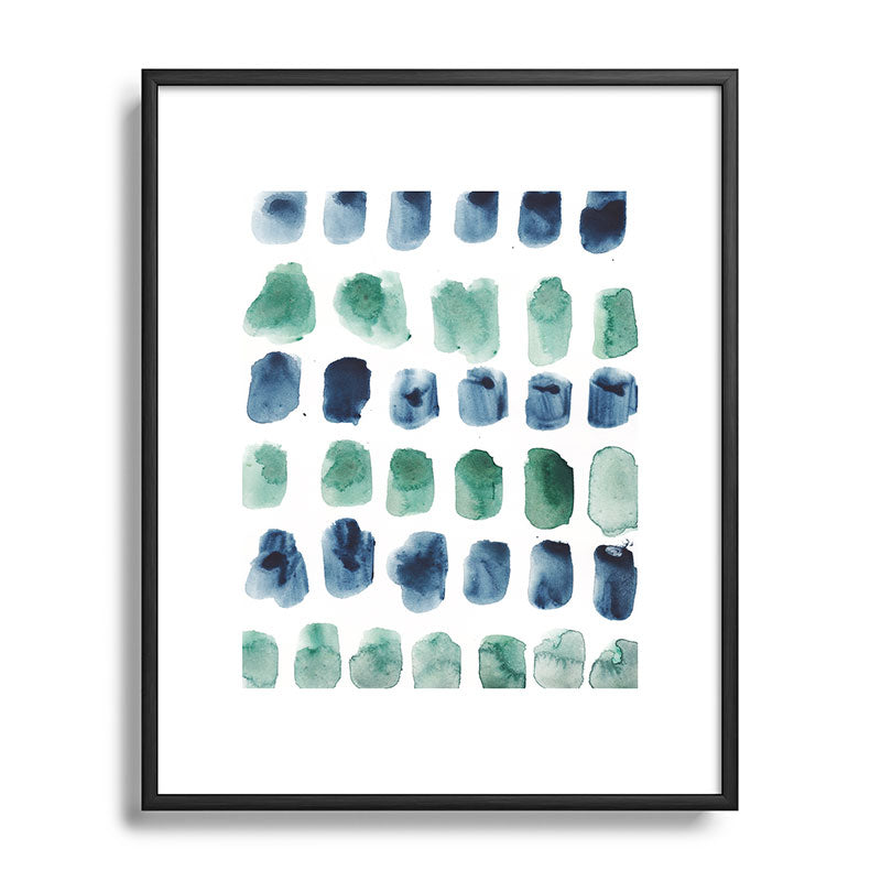 17  Minimalist Art 220419 Abstract Expressionism Watercolor Painting Valourine Design  Framed Art Print