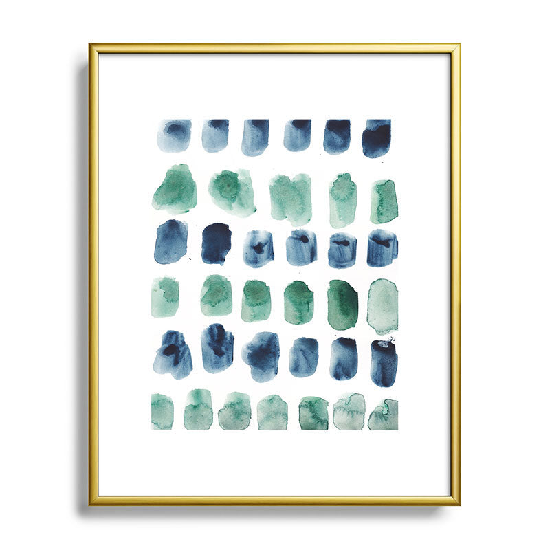 17  Minimalist Art 220419 Abstract Expressionism Watercolor Painting Valourine Design  Framed Art Print