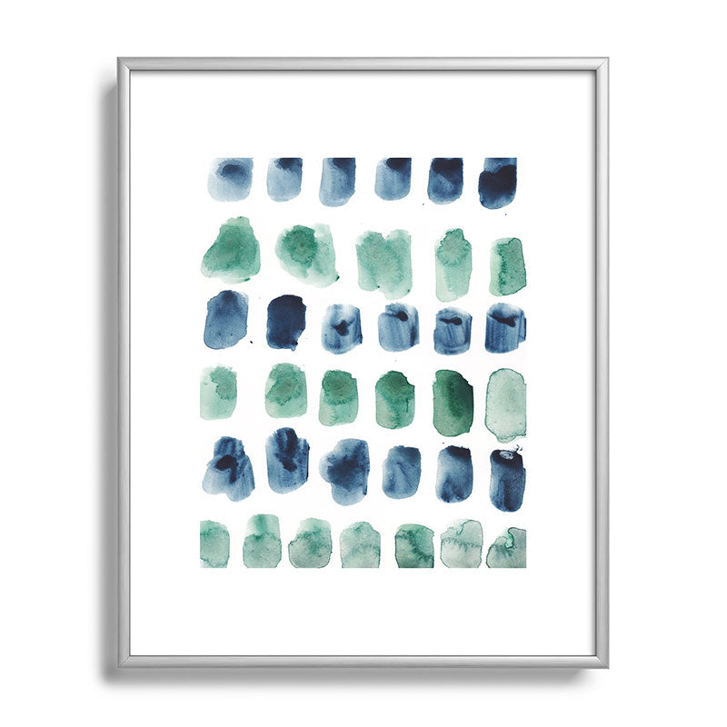17  Minimalist Art 220419 Abstract Expressionism Watercolor Painting Valourine Design  Framed Art Print