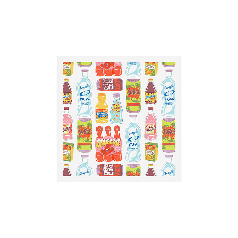90s Drinks Art Print