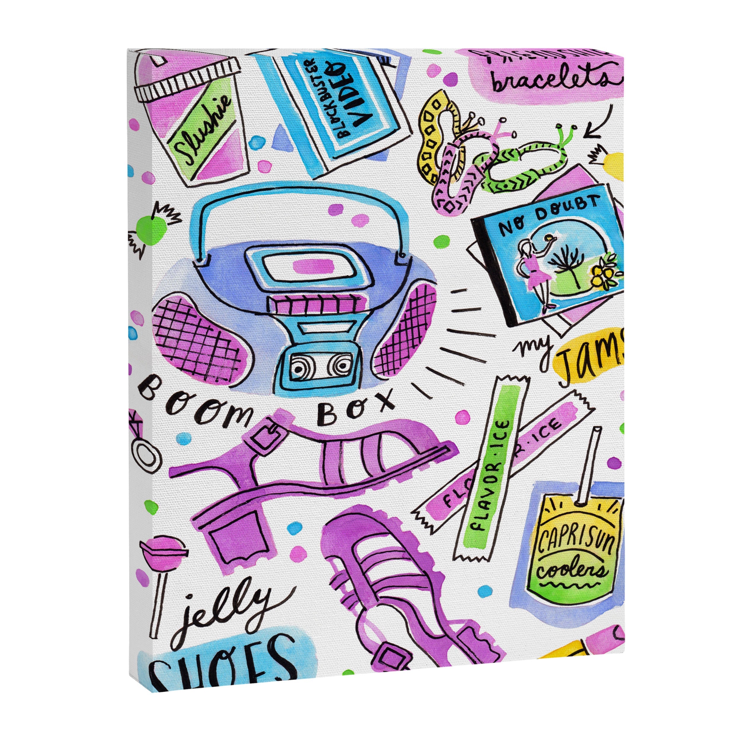 90s Summer  Canvas Print