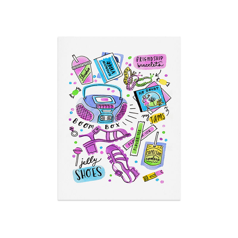 90s Summer  Art Print