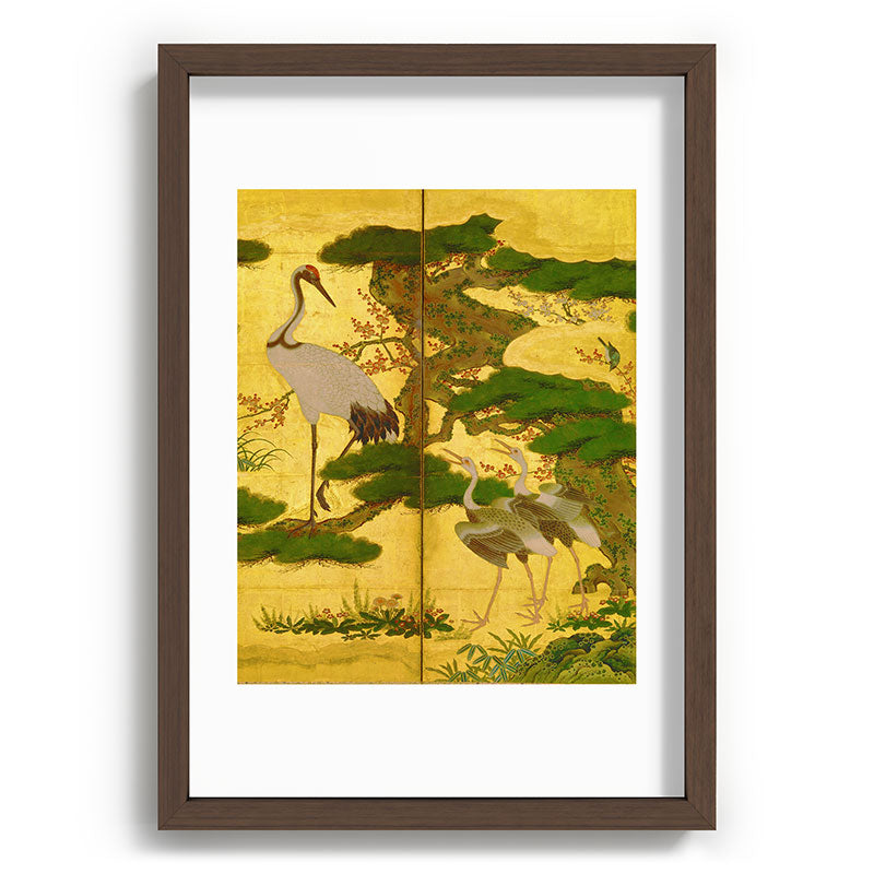 16th Century Japanese Birds & Flowers Framed Art Print