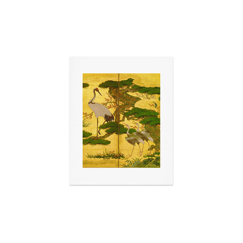 16th Century Japanese Birds & Flowers Art Print