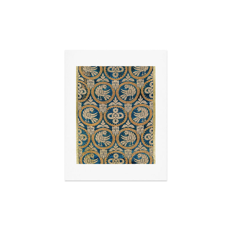 18th Century Spanish Textile Print Art Print