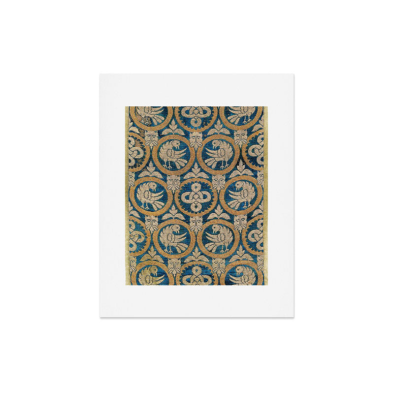 18th Century Spanish Textile Print Art Print