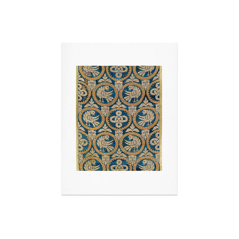 18th Century Spanish Textile Print Art Print