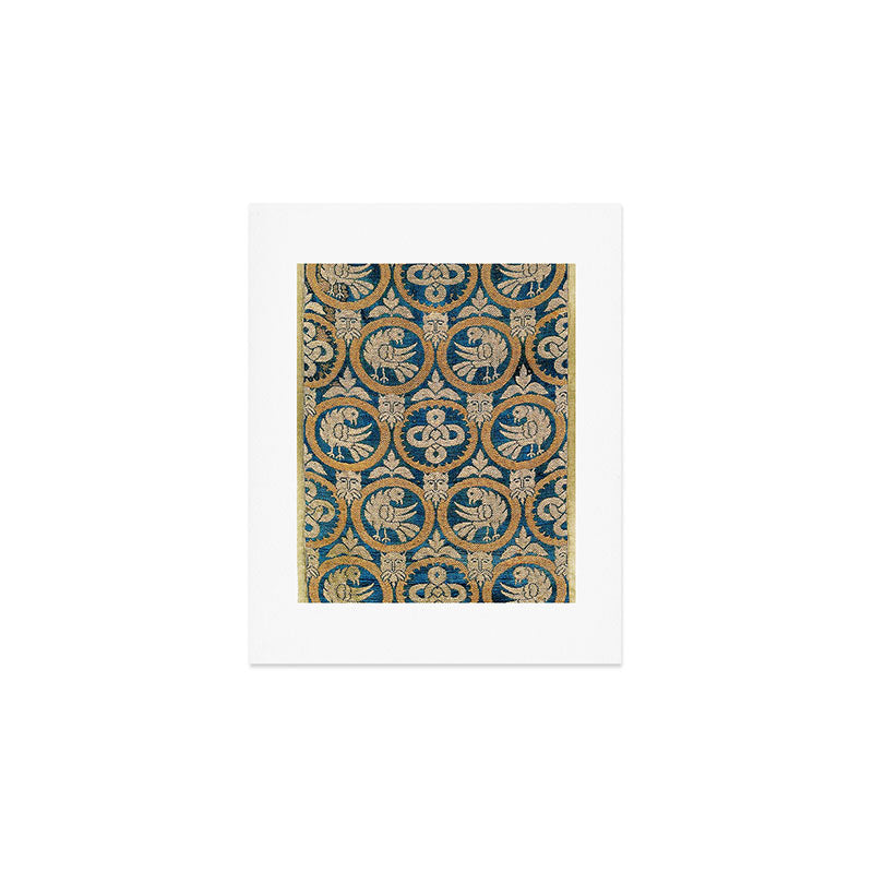 18th Century Spanish Textile Print Art Print