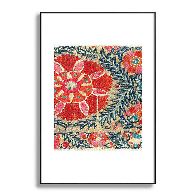 18th Century Suzani Fragment Print Framed Art Print