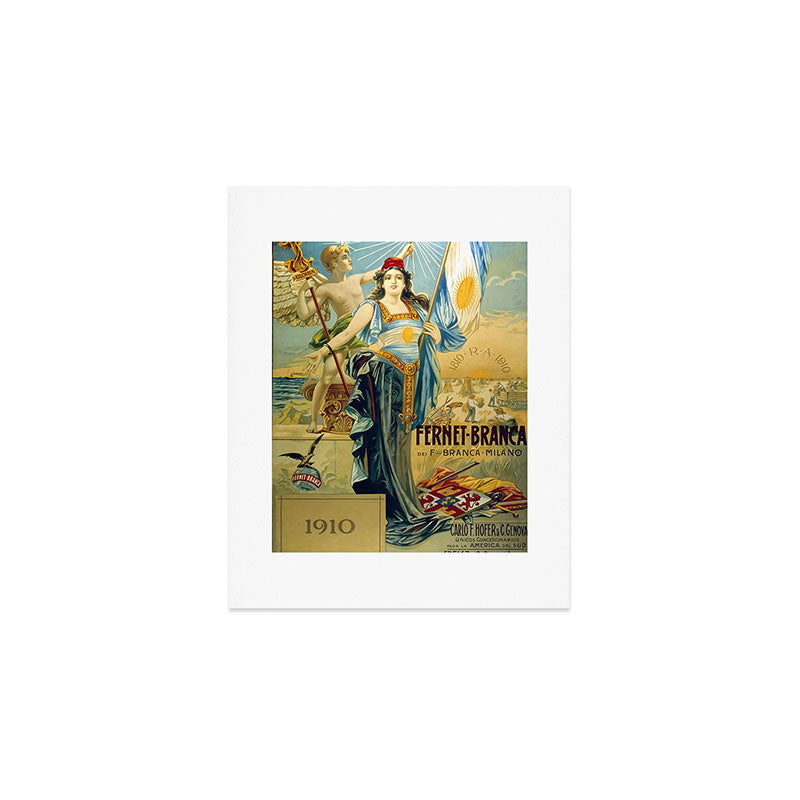 1910 Fernet Branca Liqueur Aperitif Advertisement Art Print