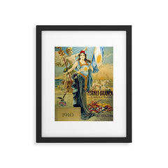 1910 Fernet Branca Liqueur Aperitif Advertisement Framed Art Print