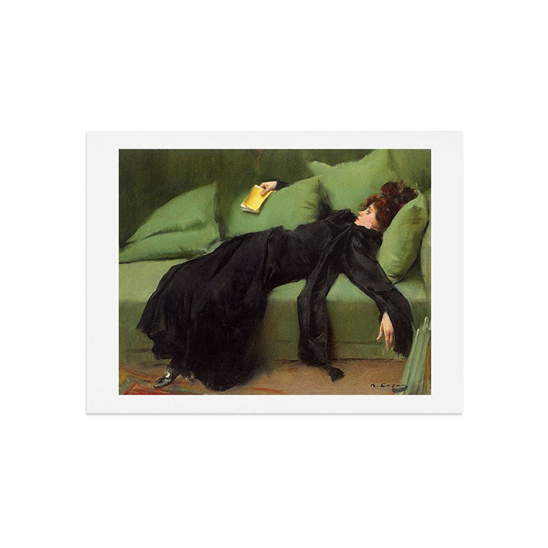 A Decadent Girl - Ramon Casas Art Print