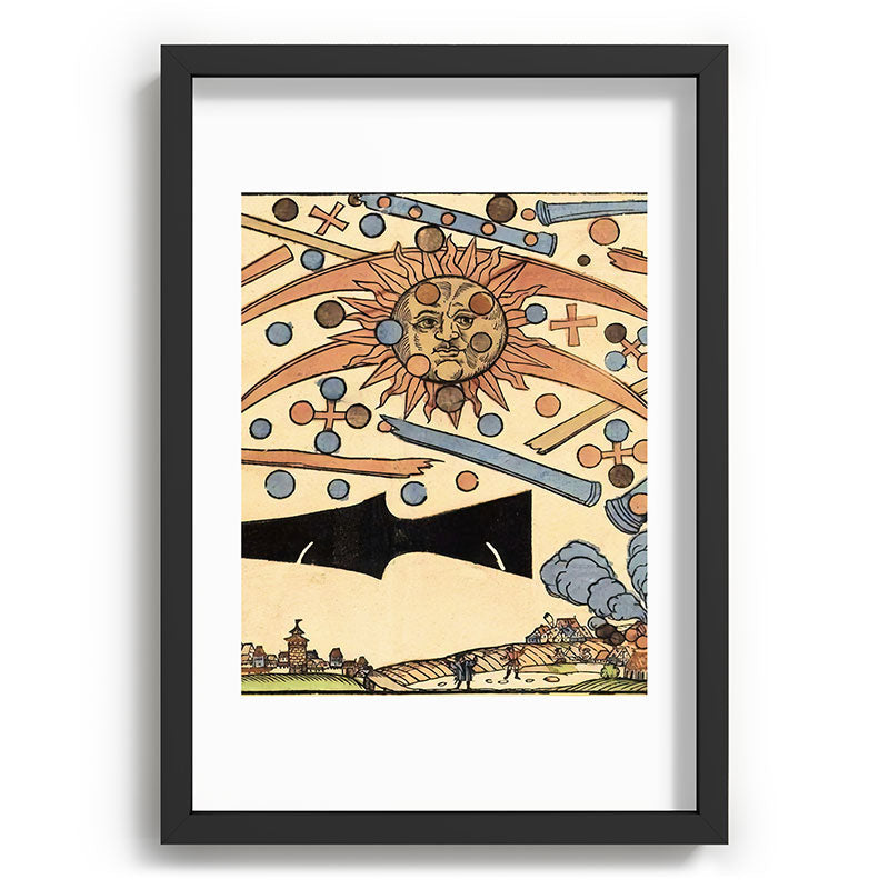 1561 Celestial Phenomenon over Nuremberg Framed Art Print