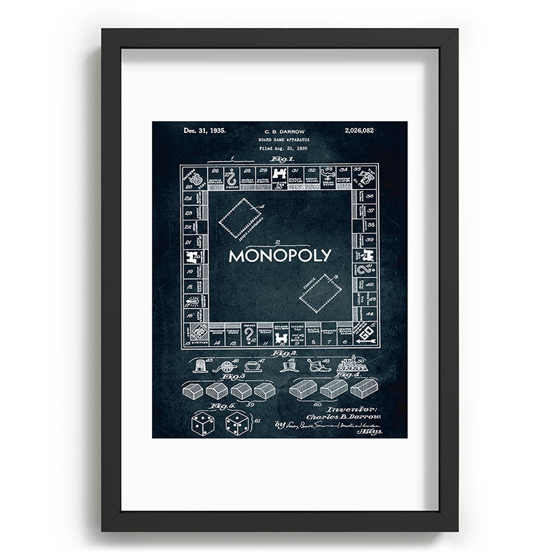 1935 - Board game apparatus (Monopoly) Framed Art Print