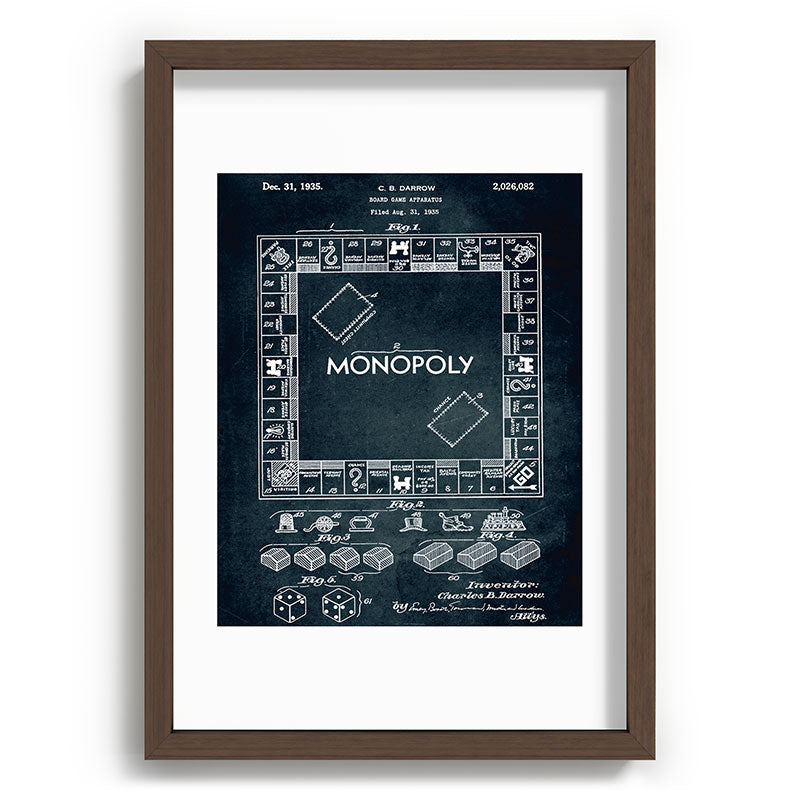 1935 - Board game apparatus (Monopoly) Framed Art Print