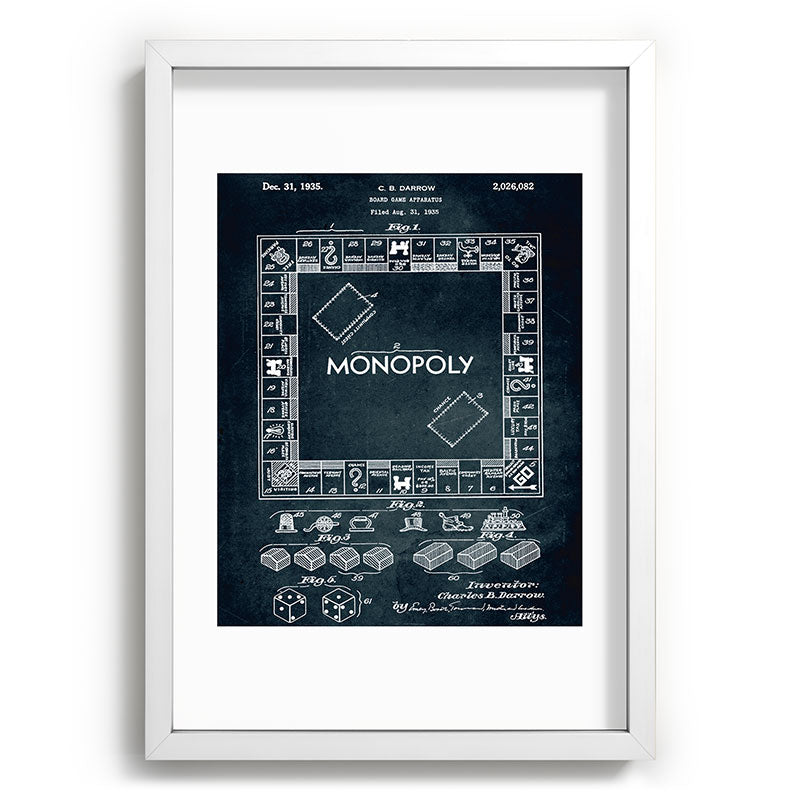 1935 - Board game apparatus (Monopoly) Framed Art Print