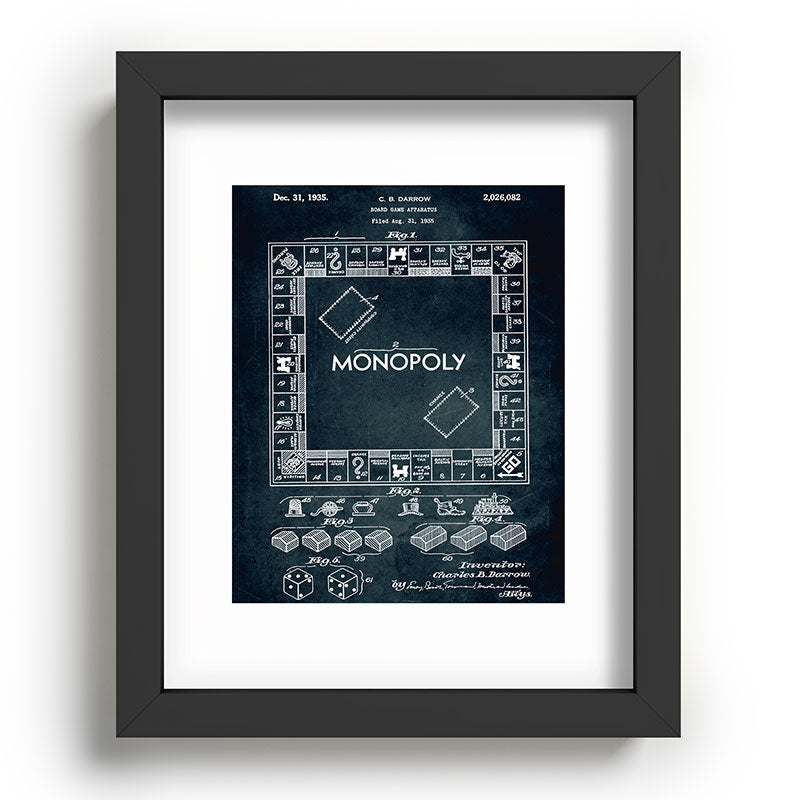 1935 - Board game apparatus (Monopoly) Framed Art Print