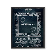 1935 - Board game apparatus (Monopoly) Framed Canvas Print
