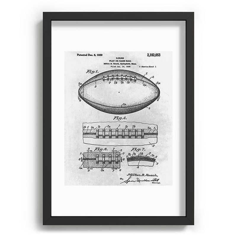 1938 Football Framed Art Print