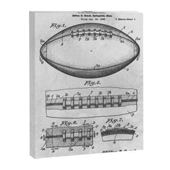 1938 Football Canvas Print