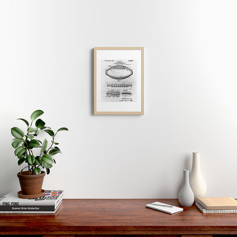 1938 Football Framed Art Print