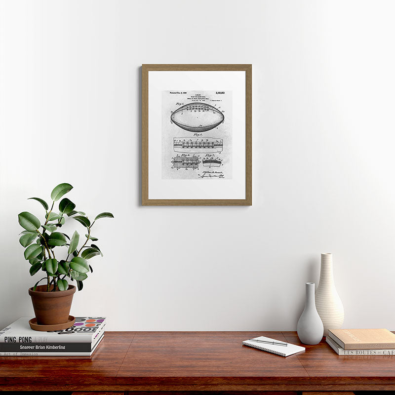 1938 Football Framed Art Print