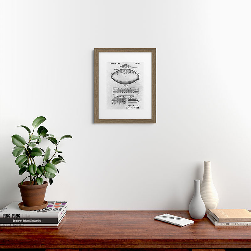 1938 Football Framed Art Print