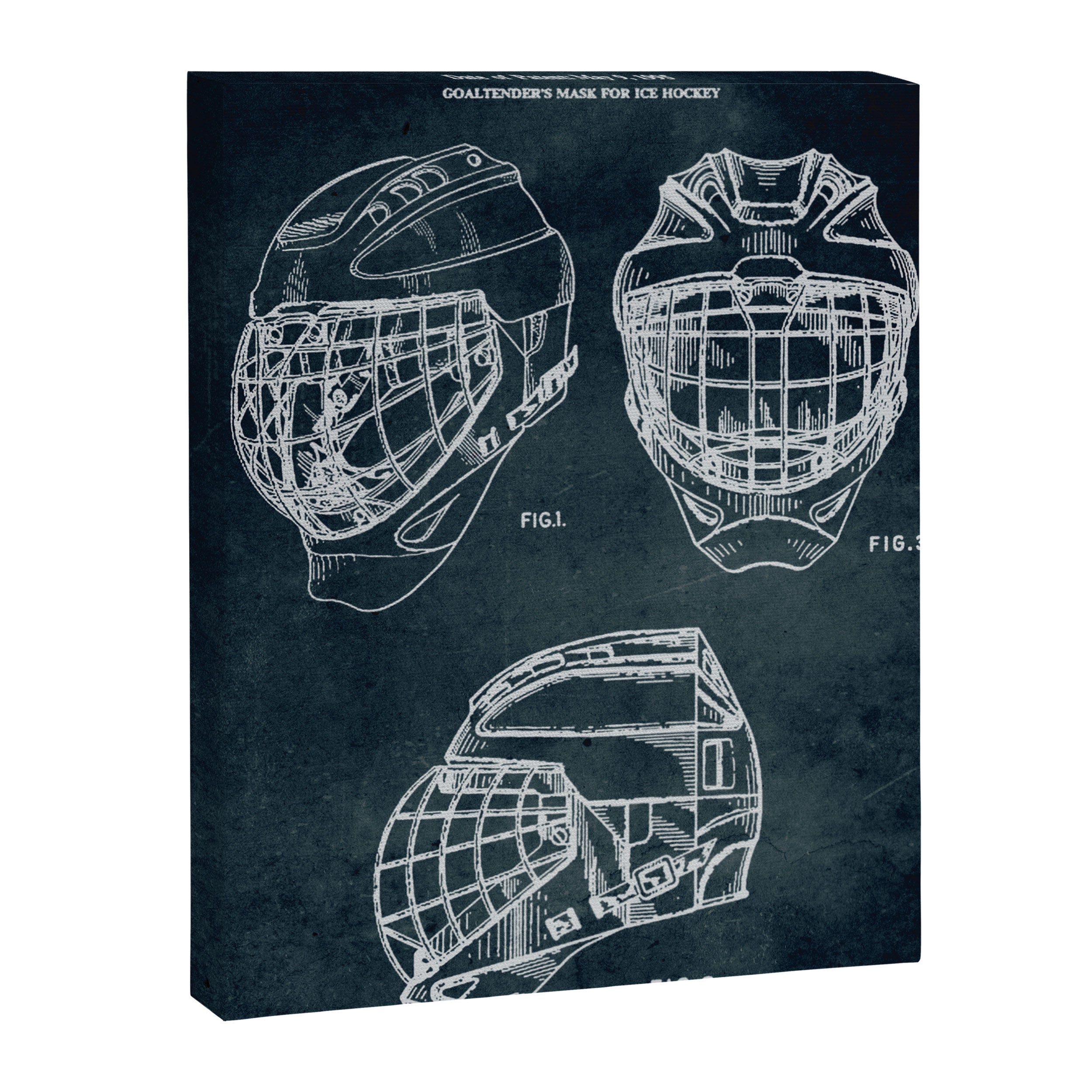 1995 - Goaldtender's mask for ice hockey Canvas Print
