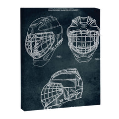 1995 - Goaldtender's mask for ice hockey Canvas Print