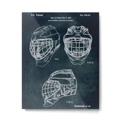 1995 - Goaldtender's mask for ice hockey Metal Print